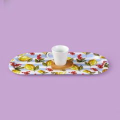 Limecello Sunumluk Tepsi - Renkli - 34,9x15,9 cm