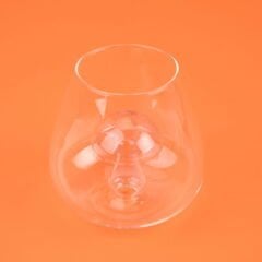 Kitchen Figürlü Borosilikat Cam Meşrubat Bardağı - Şeffaf / Pembe - 510 ml
