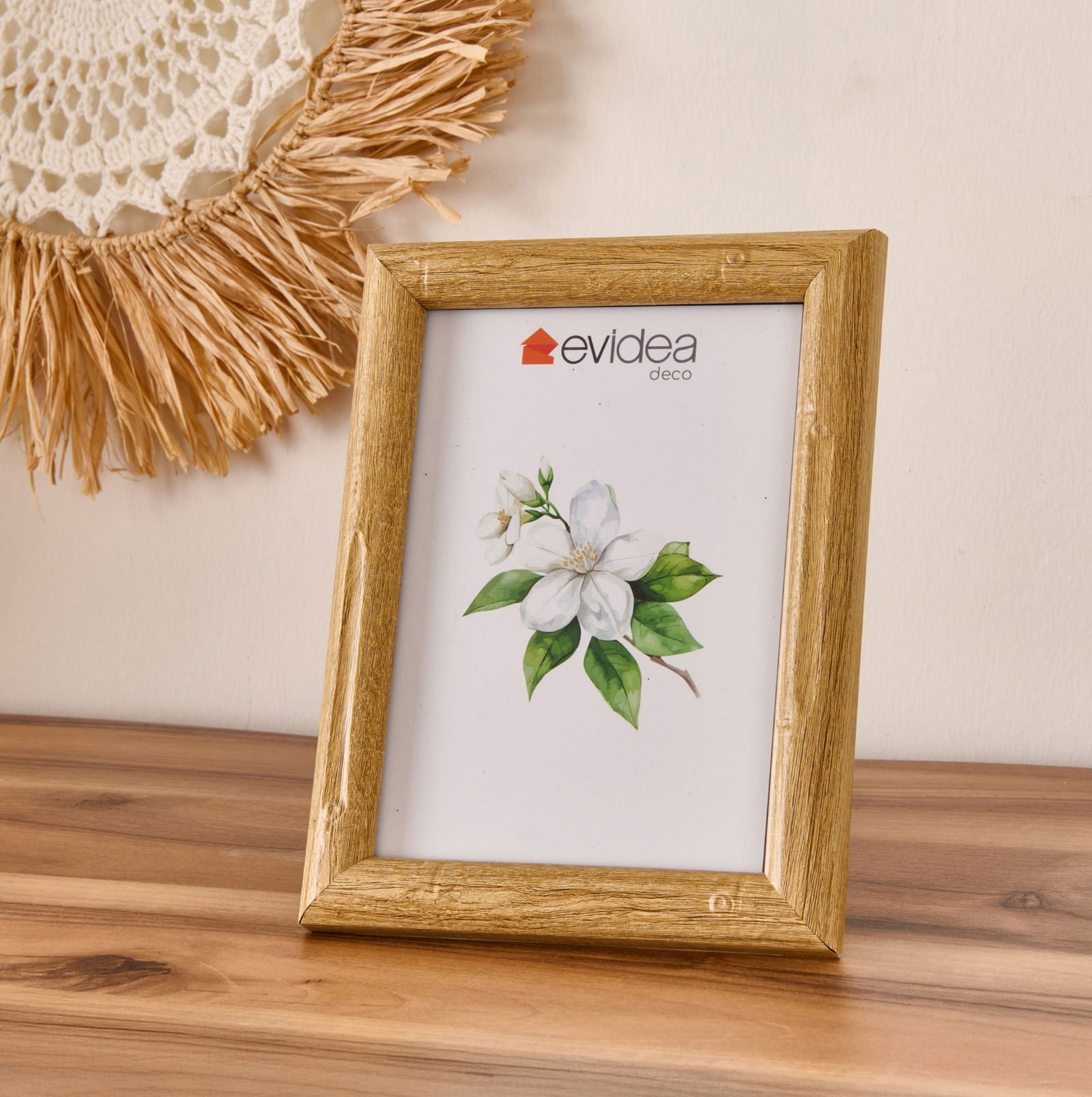 Deco Natürel Çerçeve - Açık Kahverengi - 15x21 cm