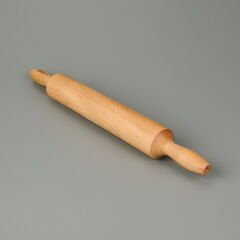 Ahşap Merdane - Açık Kahverengi - 46 cm