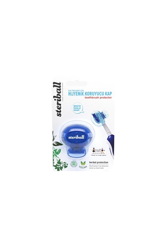 Steriball Diş Fırçası Koruma Kabı Mavi