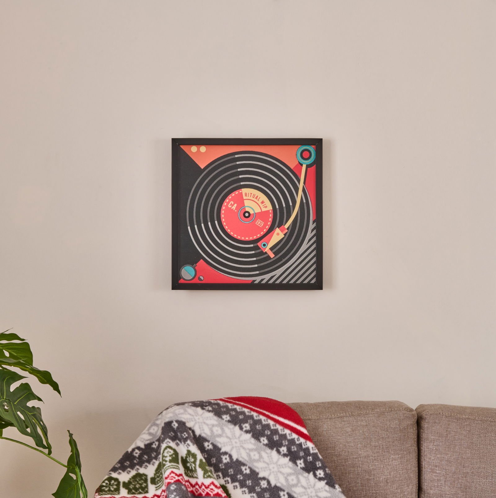 Deco Pikap Pano Tablo - Renkli - 40x40 cm
