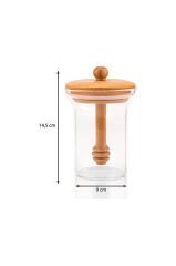 Bambum Bee Bal Kaşıklı Cam Saklama Kabı