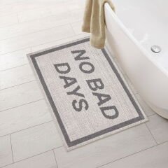 Soft No Bad Days Banyo Paspası - Ekru - 50x80 cm