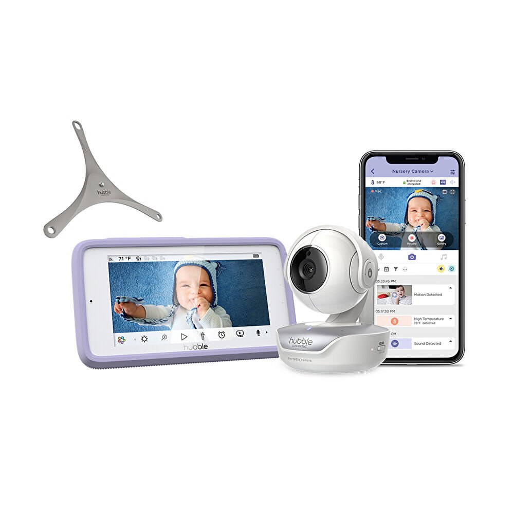Nursery Pal Deluxe 5’’ Dokunmatik Ekranlı WİFİ Pilli Bebek Kamerası 1 Adet