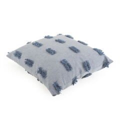 Soft Rosy Kırlent - Mavi- 45x45 cm