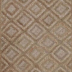 Home ET120 Bolero Jüt Örgü Halı - Natürel - 120x180 cm