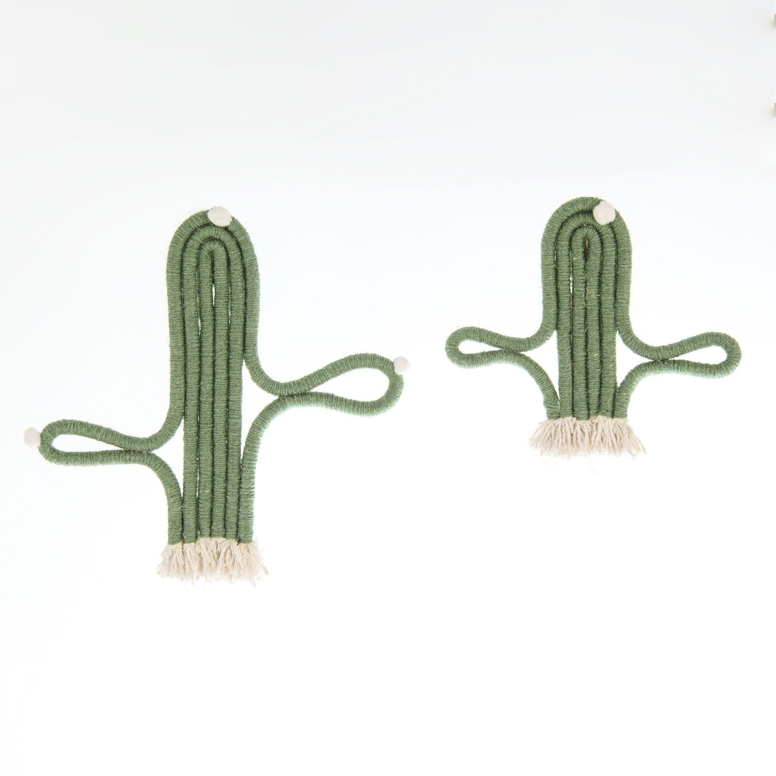 Deco Cactus 2'li Dekoratif Süs - Yeşil