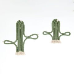 Deco Cactus 2'li Dekoratif Süs - Yeşil