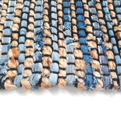 Home ET101 Etna Jüt Örgü Halı - Denim - Renkli - 120x180 cm