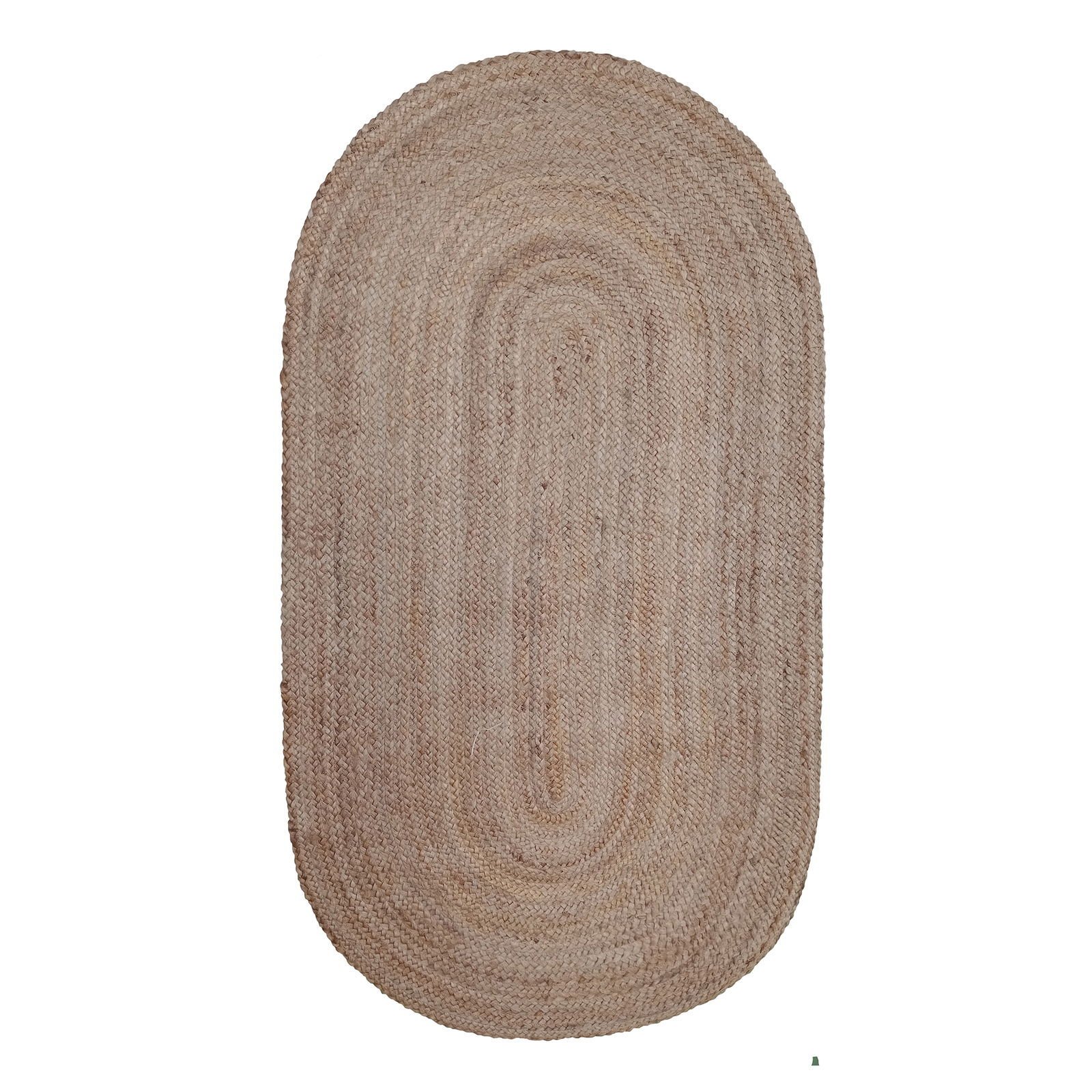 Home ET123 Bolero Jüt Örgü Halı - Natürel - 80x150 cm