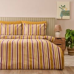 Soft Terralune Çift Kişilik Nevresim Takımı - Hardal