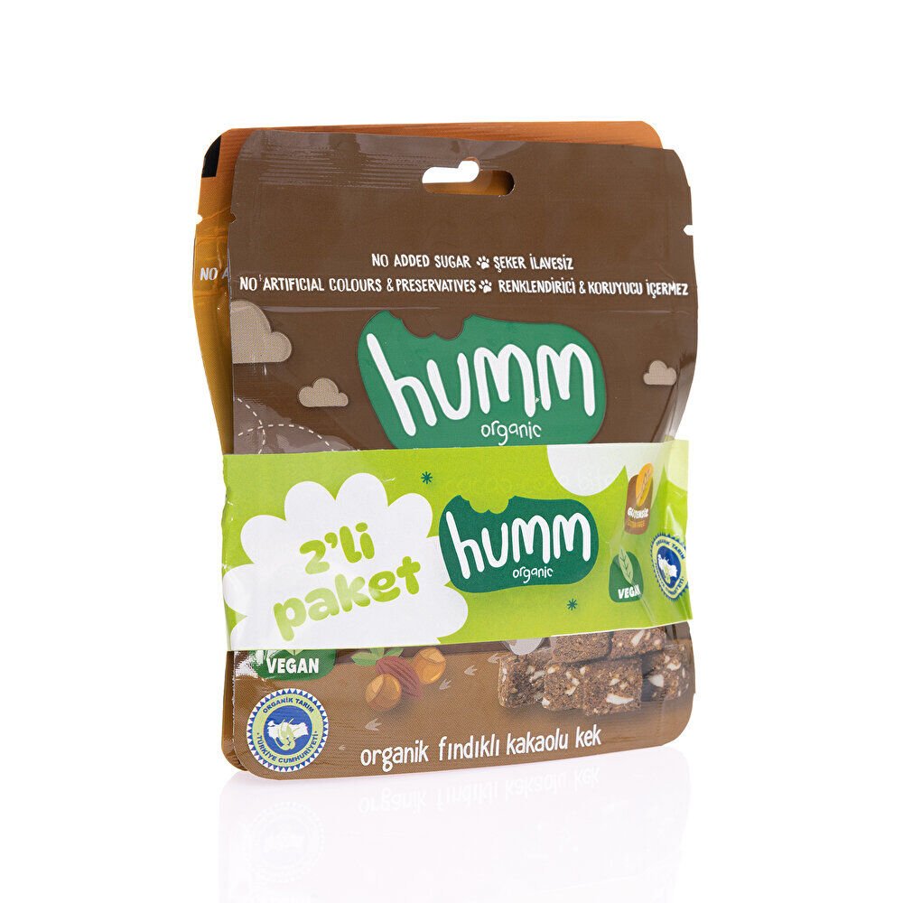 Organik Glutensiz Vegan Fındıklı, Kakaolu Kek ve Muzlu Kek 2x30 gr 1 Adet