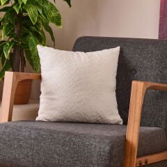 Soft Olov Kırlent - Bej - 43x43 cm