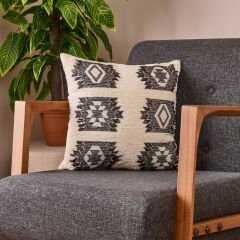 Soft Formet Kırlent - Bej - 43x43 cm