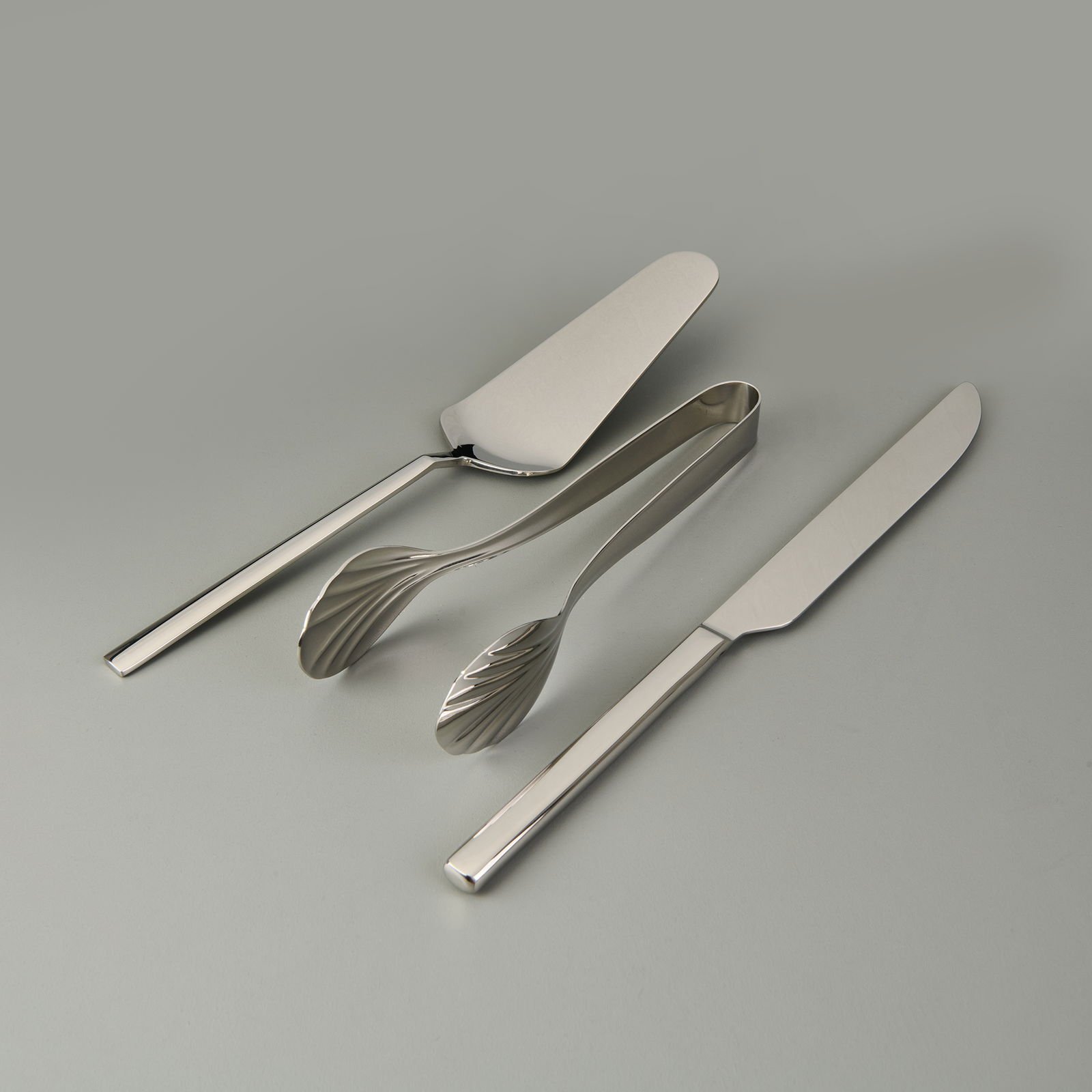 Milano 3 Parça Servis Maşa Seti - Inox