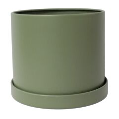 Gardenzone Silindir Metal Saksı 14 Cm