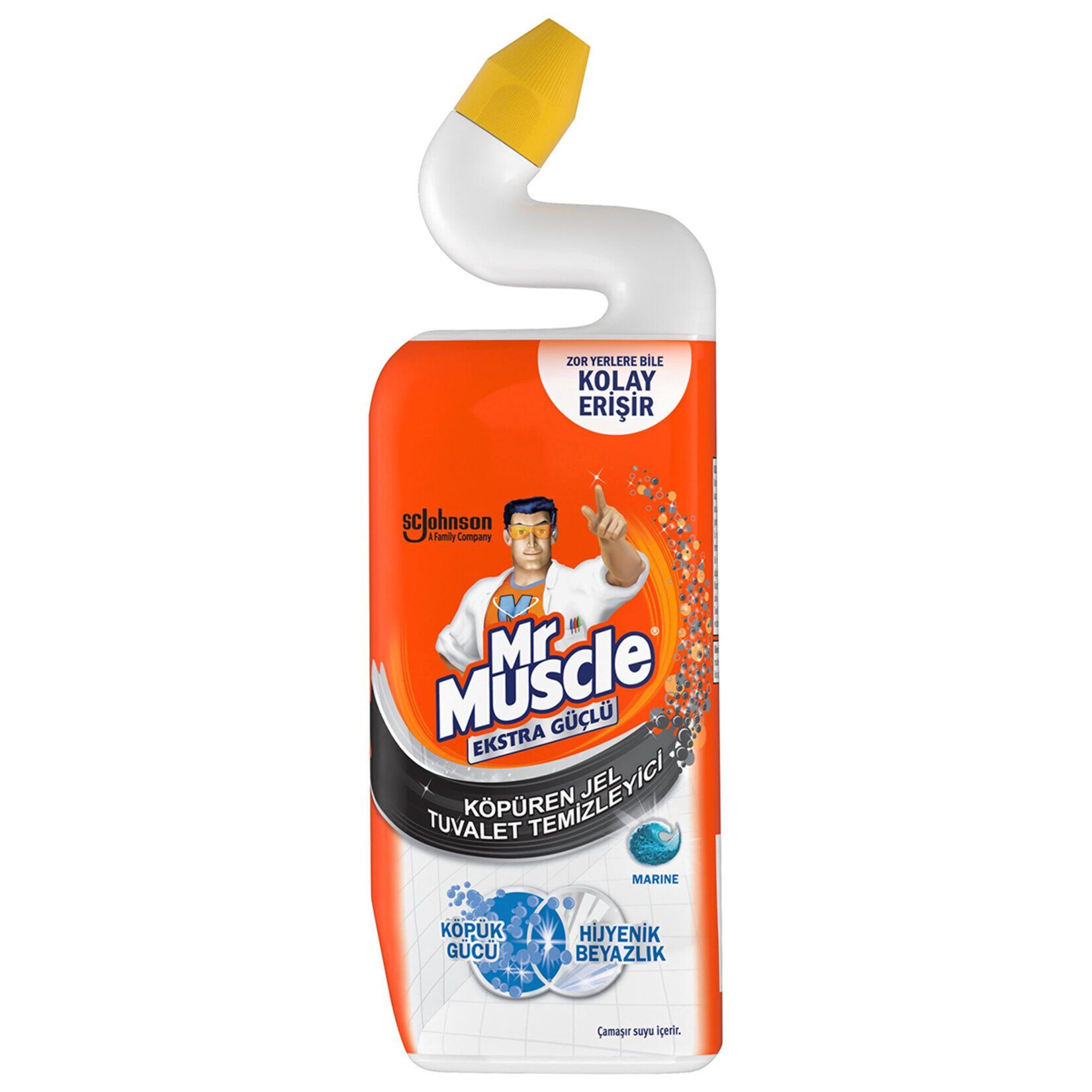 Mr Muscle Köpüren Jel Tuvalet Temizleyici Marine 750Ml