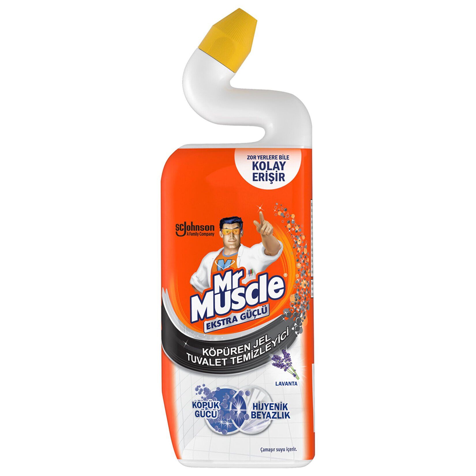 Mr Muscle Köpüren Jel Tuvalet Temizleyici Lavanta 750 Ml