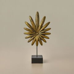 Deco Palmiye Dekor - Siyah / Altın - 34 cm