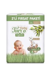 Baby Turco 2'li Fırsat Paketi (4) Maxi 82 Adet Bebek Bezi