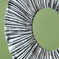 Deco Halka Dekor - Gümüş / Siyah - 35 cm