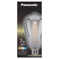 Panasonic E27 Led Fılaman ST64 Rustik Sarı Işık