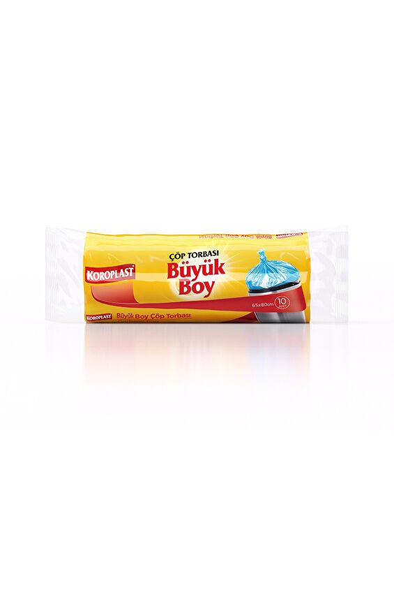 Koroplast Çöp Torbası Güçlü Büyük Boy 10'lu
