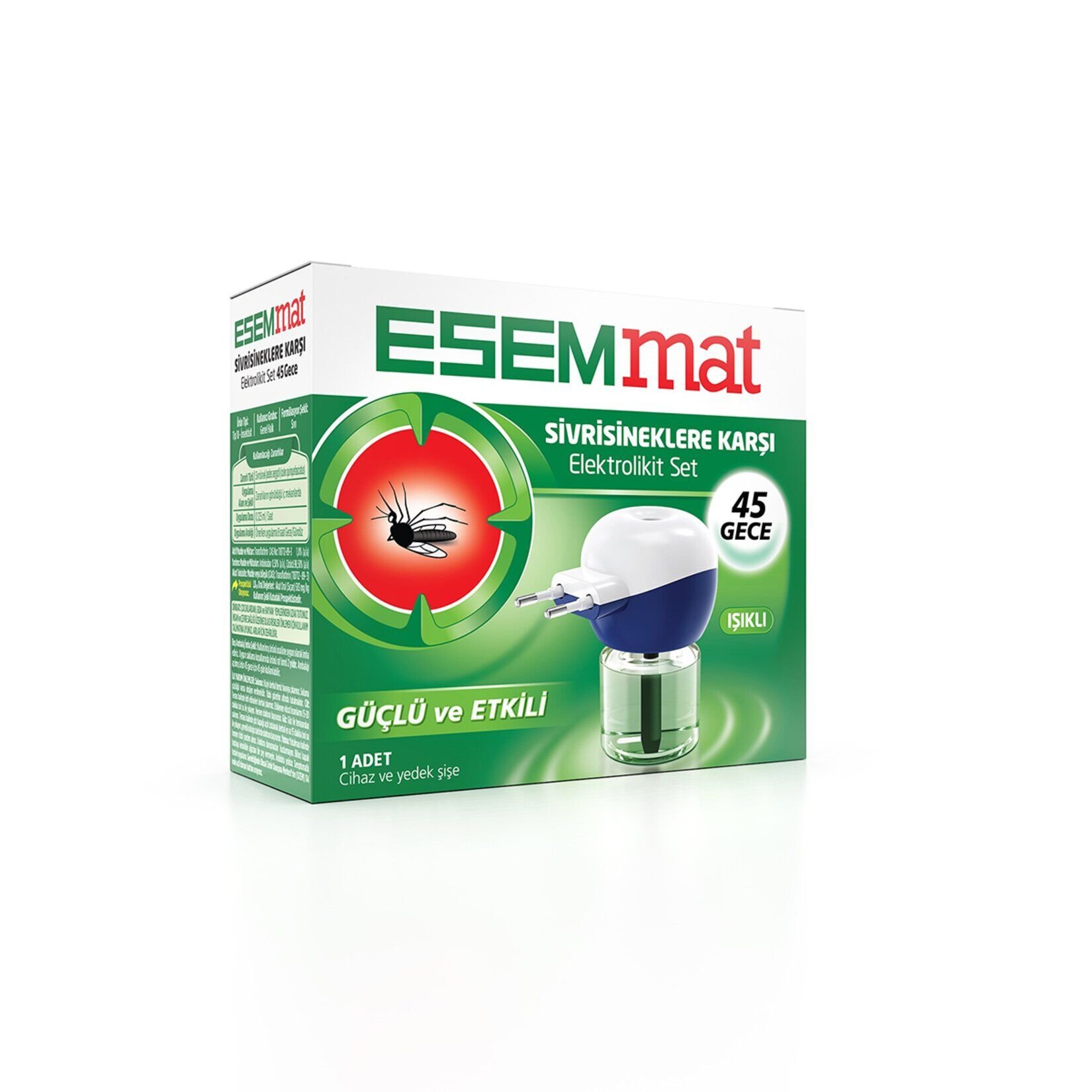 Esemmat Elektrolikit Set 45 Gece