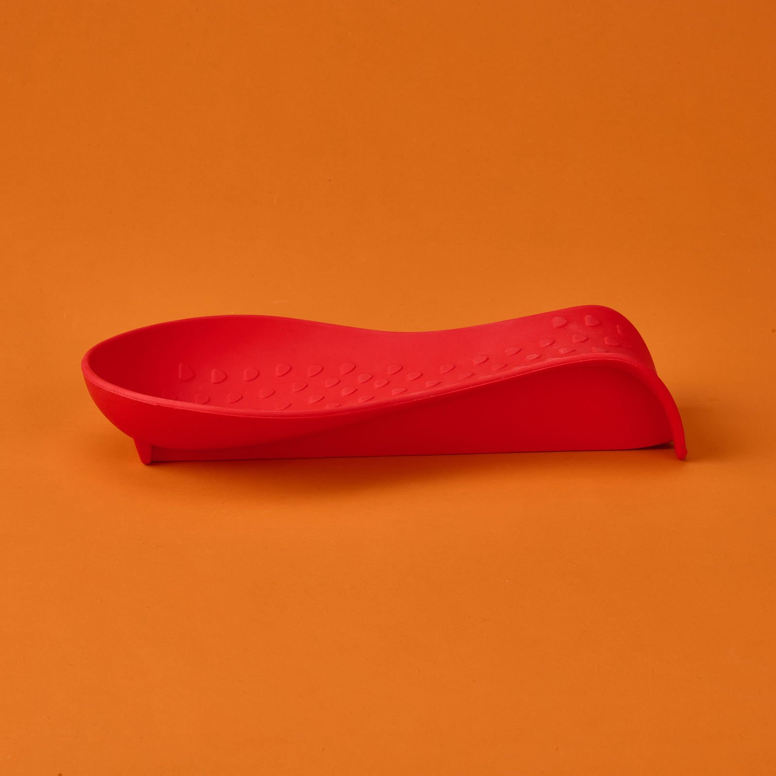 Kalpli Kaşık Altlığı - Kırmızı