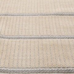 Soft Garis Dekoratif Halı - Ekru - 80x150 cm