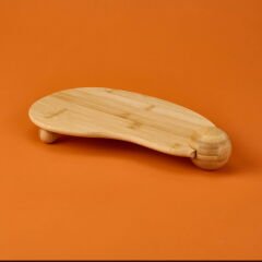 Bambu Oval Sunumluk - Açık Kahverengi - 33 cm