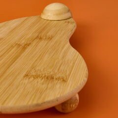 Bambu Oval Sunumluk - Açık Kahverengi - 33 cm