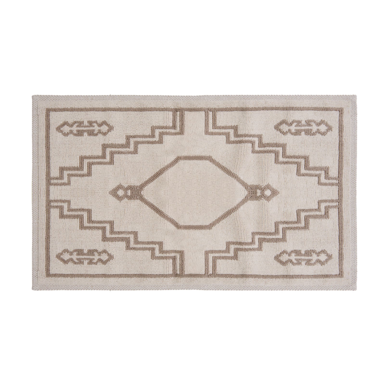 Soft Klas 2'li Banyo Paspası - Ekru / Bej - 60x100 cm + 50x60 cm