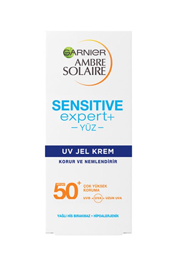 Garnier Ambre Solaire Sensitive Expert+ Güneşe Karşı Hassas Ciltler için SPF 50+ Güneş Koruyucu Jel