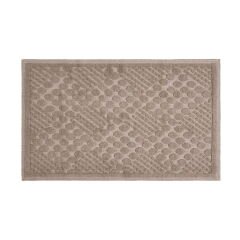 Soft Kağan 2'li Banyo Paspası - Bej - 60x100 cm + 50x60 cm