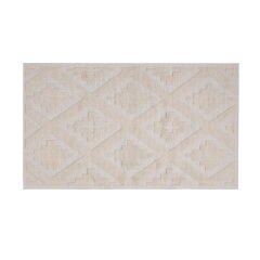 Soft Nil 2'li Banyo Paspası - Ekru - 60x100 cm + 50x60 cm
