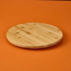 Bambu Döner Sunumluk - Açık Kahverengi - 31 cm