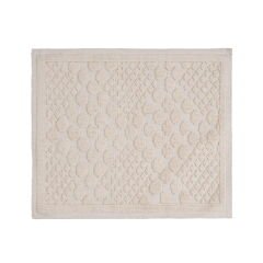 Soft Kağan 2'li Banyo Paspası - Ekru - 60x100 cm + 50x60 cm