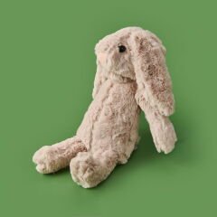 Soft Rabbit Figürlü Yastık - Bej - 16x35 cm