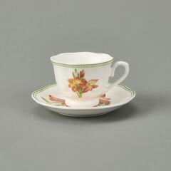 De Flore 12 Parça Kahve Fincan Takımı - Renkli