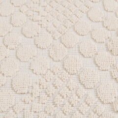 Soft Kağan 2'li Banyo Paspası - Ekru - 60x100 cm + 50x60 cm