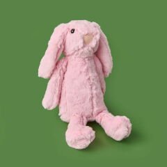 Soft Rabbit Figürlü Yastık - Pembe - 16x35 cm