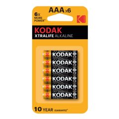 Kodak Xtralife Alkalin İnce Pil AAA 4+2