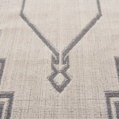 Soft Klas Kilim - Ekru / Gri - 80x150 cm