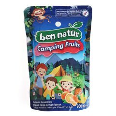 Camping Fruits Portakallı, Mandalinalı, Ananaslı Karışık Meyveli İçecek 200 ml 1 Adet