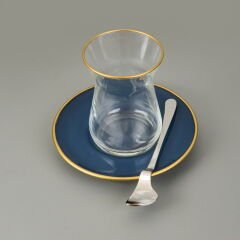 Sade 12'li Latte Kaşığı - Gümüş - 20,7 cm