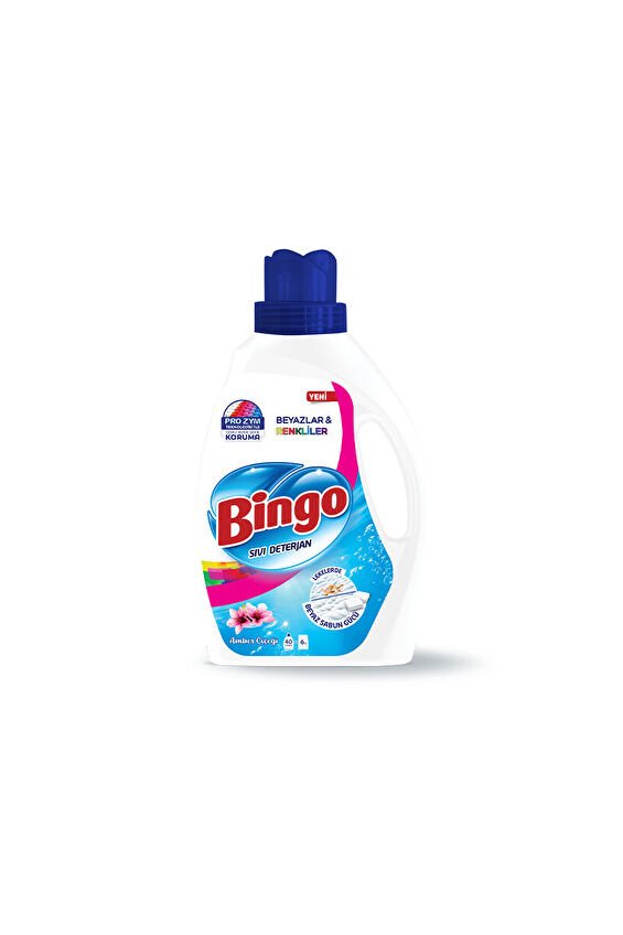 Bingo Sıvı Çamaşır Deterjanı Amber 40 Yıkama 2600 ml