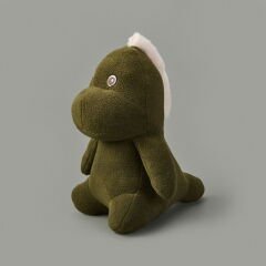 Soft Dinozor Figürlü Yastık - Yeşil - 20x25 cm